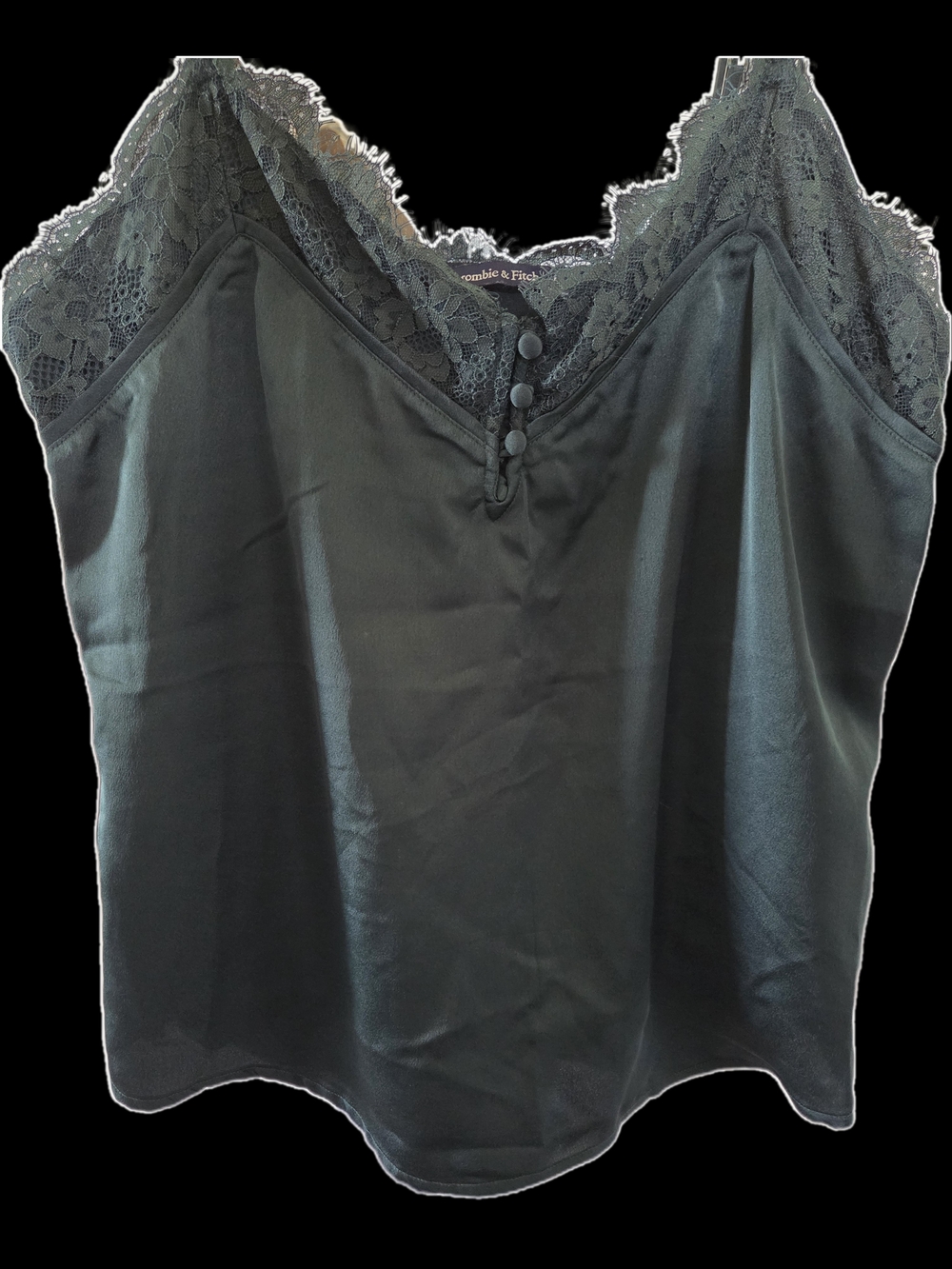 Satin Lace Trim Cami